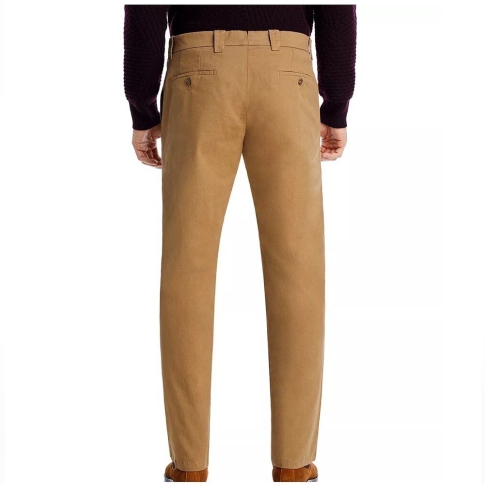 NWT The Men’s Store at Bloomingdale’s Tailored Fit Chino Pants 36W x 32L Brown - Picture 3 of 12
